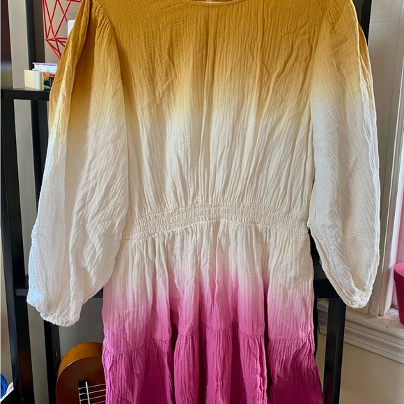 Universal Thread Midi Dip Dyed Dress With Pockets NWOT - Picture 2 of 8